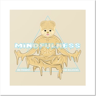 meditation cute puppy Posters and Art